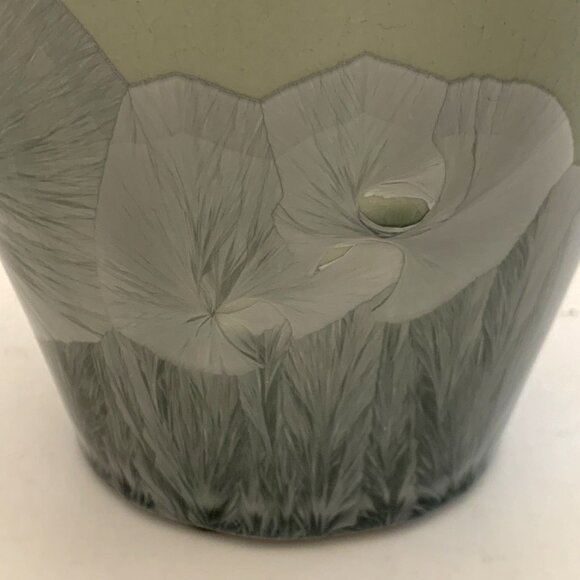 Duly Michell Crystalline Glaze Porcelain Vase Studio Art Pottery 7.75" Signed - Picture 6 of 12